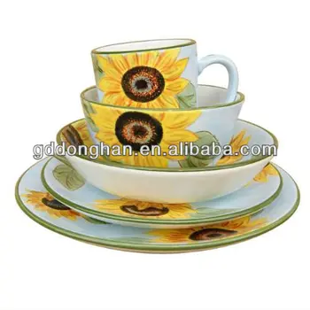 sunflower dinnerware