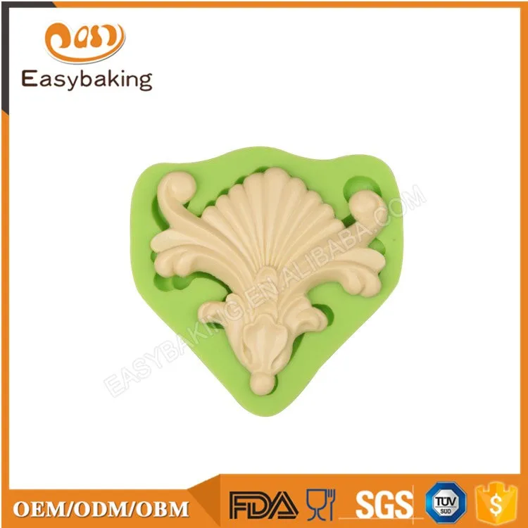 ES-5027 Best selling scroll silicone cake decorating molds fondant cake tools