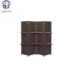 Living Room Simple Style Weaving Paper Rope folding bamboo screen room divider