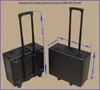 Custom Made Aluminum/Plastic Roll-Along Model/Tool Cases KLMBY480-240-440
