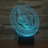 YO yo check now creative illusion table desk Horse 3d lamp for bedroom