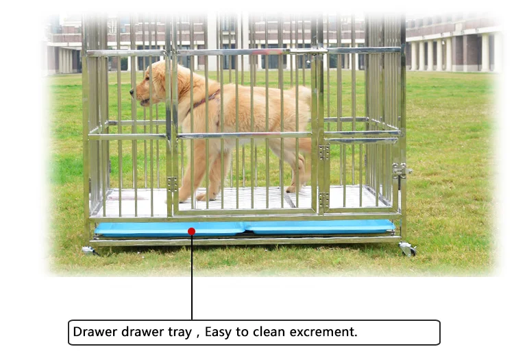 Multilayer Flexible Modular Folding Heavy Duty Xxxl Stainless Steel Dog Cage