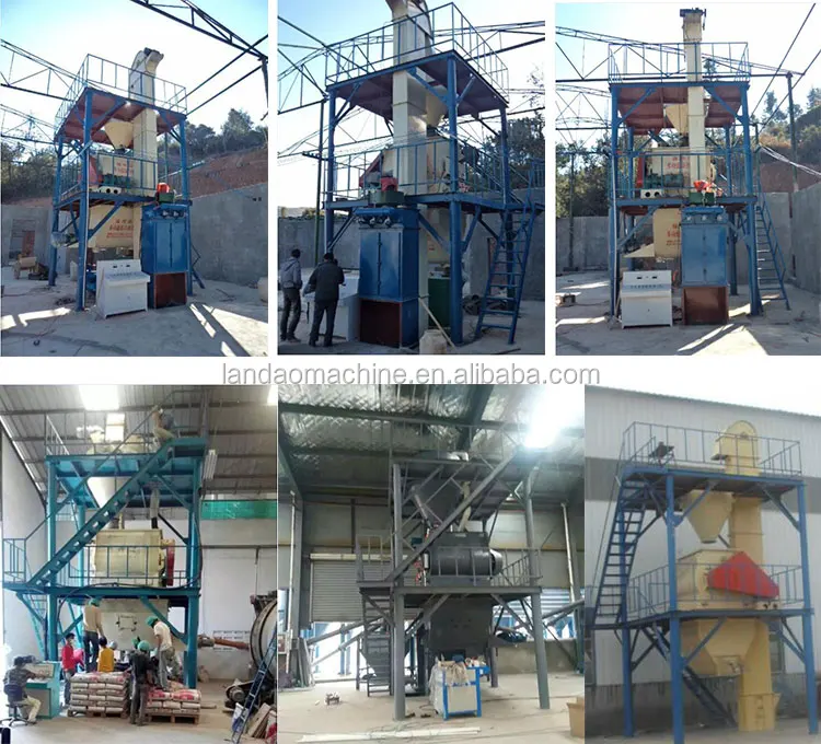 High Efficiency Premixed Automatic Dry Mix Mortar Production Line