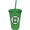 DC Comics Green Lantern Insignia Colored Travel Cup w/ Straw