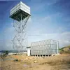 Professional galvanized steel structure elevated water tank tower/tank tower steel frame