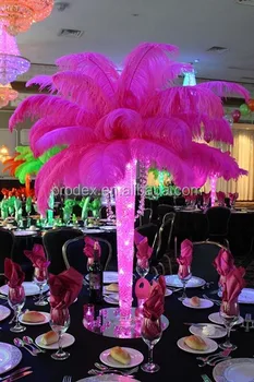 feather vases weddings