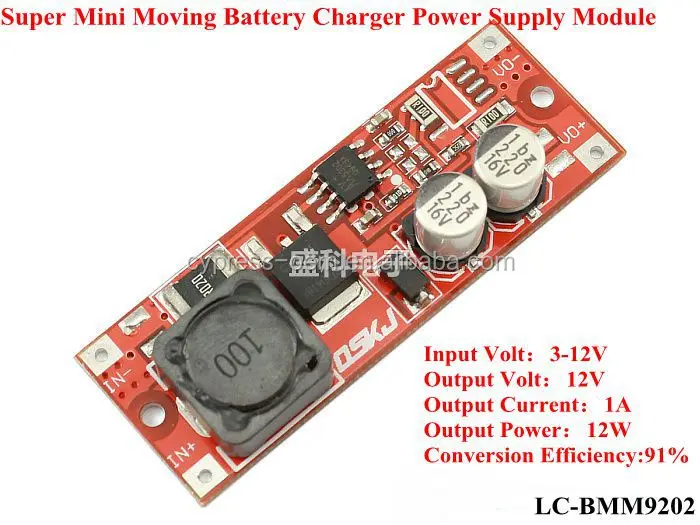 Dc Step Up Converter 3v12v 5v 6v 3.7v 8v 9v To 12v Booster Power