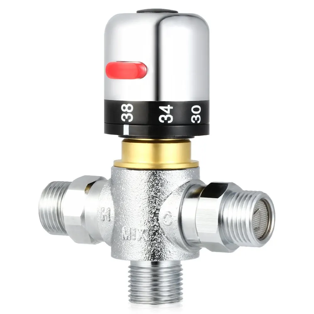 New Port Adjustment Bathroom Shower Mixer Faucet Brass