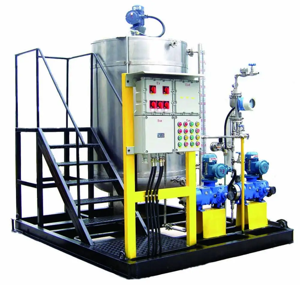 chemical dosing pump skid system