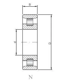 roller bearing drawing