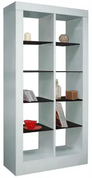 High Gloss Bookshelf Buy Modern Bookshelf White Gloss
