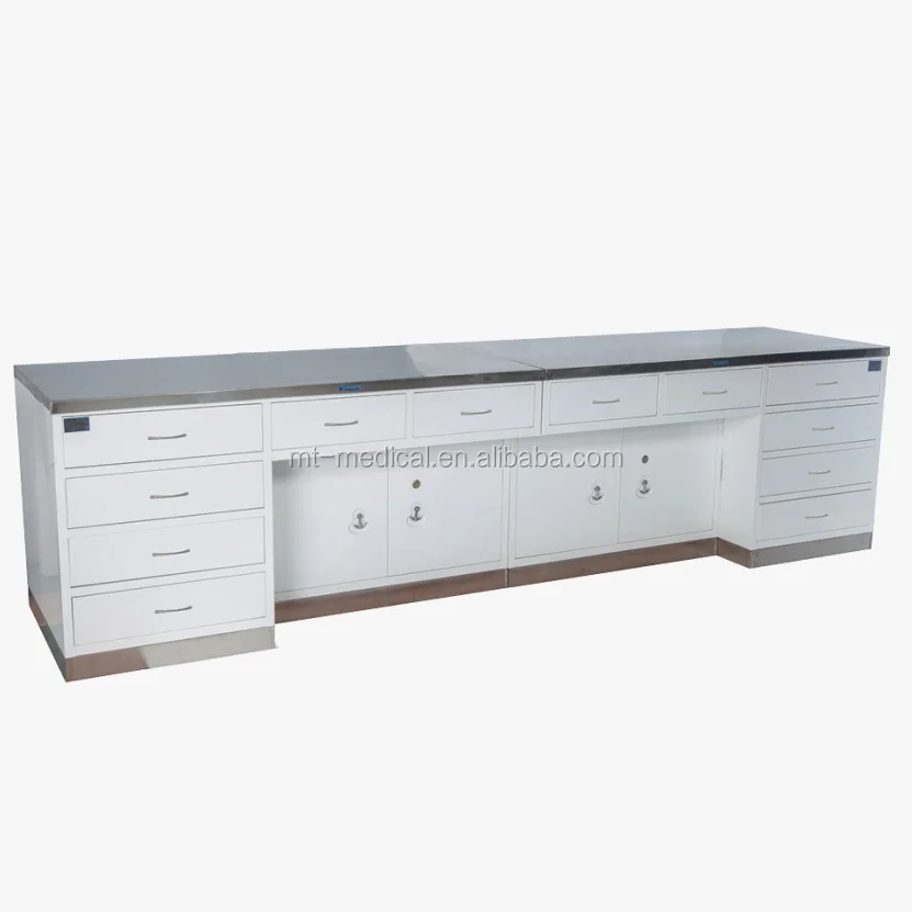 Medical Working Table Stainless Steel With Drawers