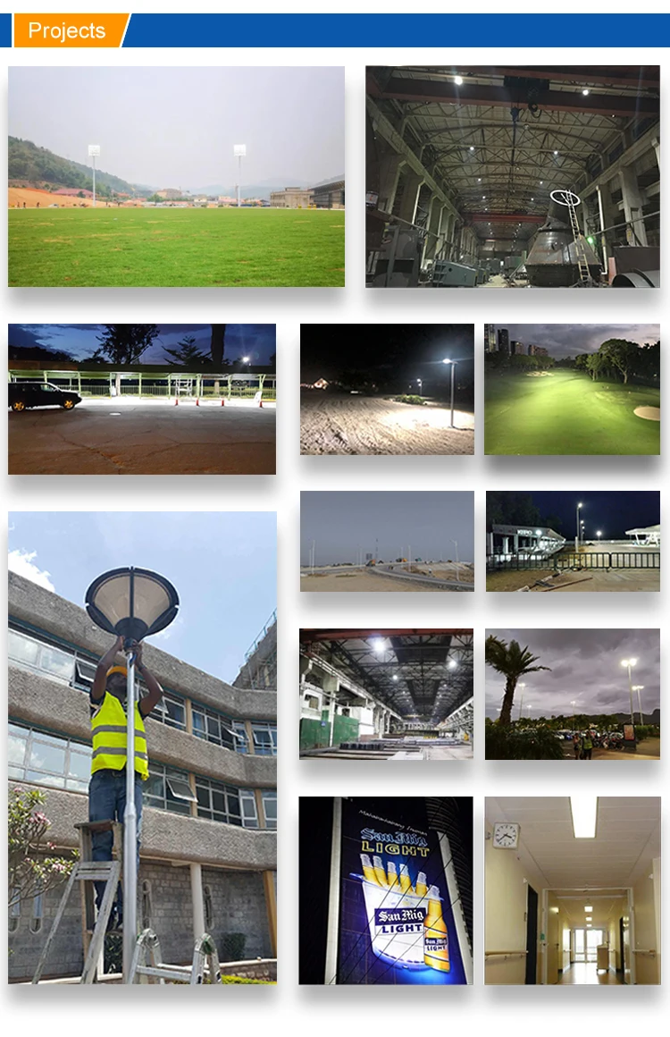 Volleyball court light Al body 100-277V AC 50/60 HZ 300W LED flood light 130lm/w IP66 with factory price