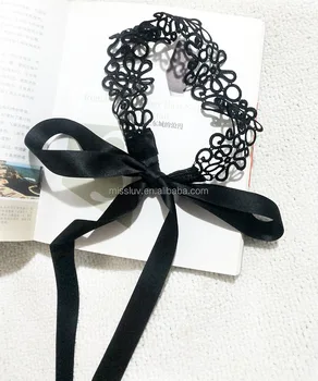 black lace hair accessories