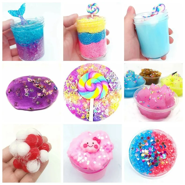 Wholesale 12colors/pack Creative Gift Putty Toys Diy Magic Crystal ...