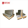 Long restaurant wall bench seating booth with cabinet(FOH-CBCK32)