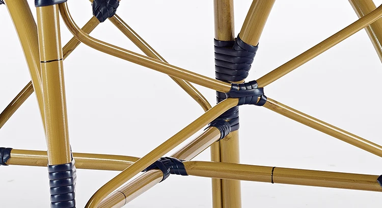 Look Rattan Garden Armchair Factory Supply Stackable Bamboo Garden Chair Outdoor Furniture Rattan / Wicker Oudoor