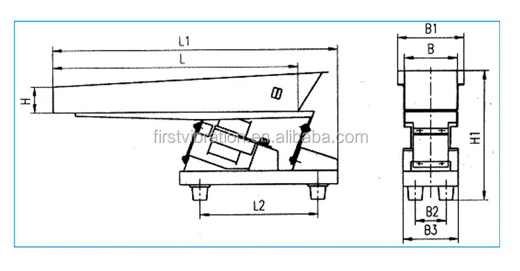 Вибрационный питатель схема