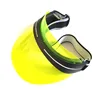 Sun Visor Hat Cap UV Protection - Premium Adjustable Solar Headband Face Shield UPF 50+ Neon Green
