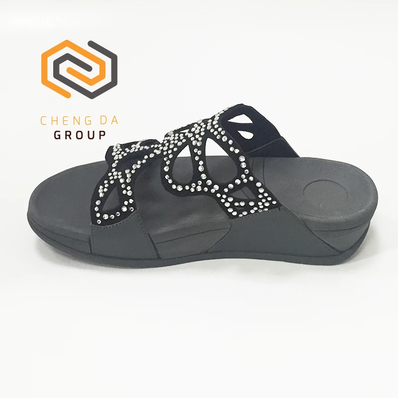 New Design Summer Ladies Bling High Heel 100 Rubber Sandals Slippers - Buy Ladies Rubber 