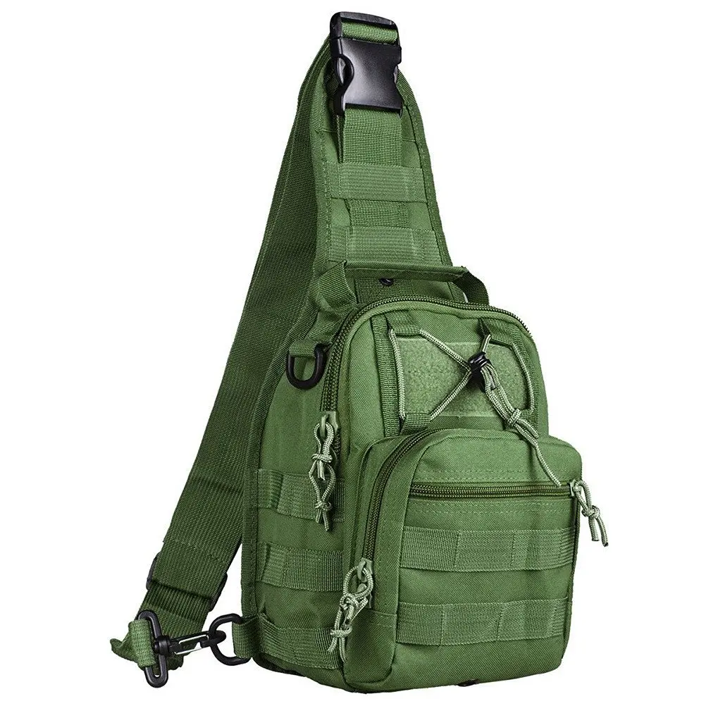 army green sling bag