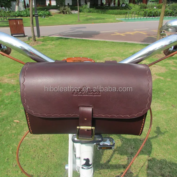 bicycle saddle bags leather