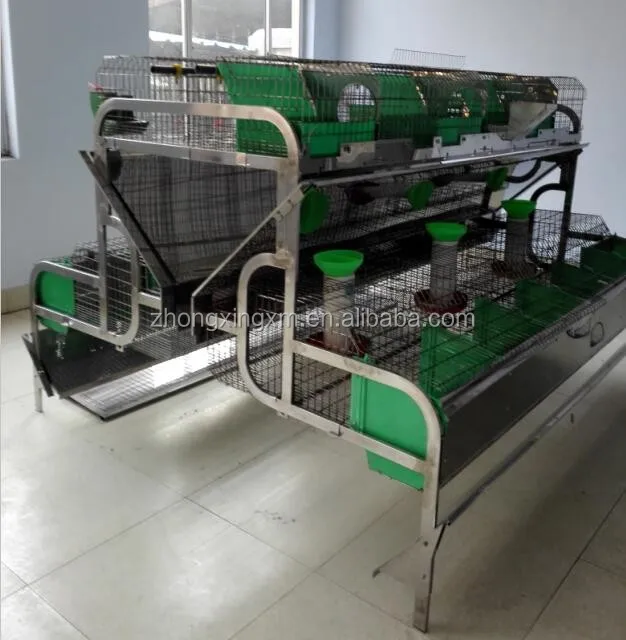 Easy Installation Commercial Rabbit Farming Cages / Rabbit Breeding