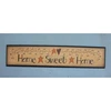 Country antique primitive style wall mount hanging decorative signs, home sweet home frame