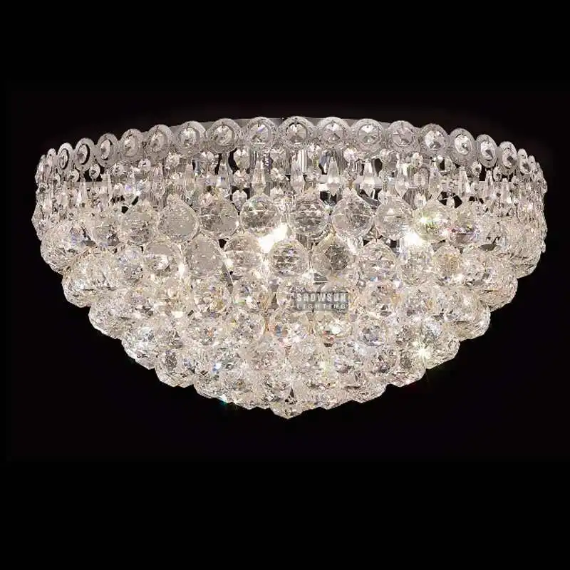 China supplier ceiling light crystal K9 Crystal ceiling lamp