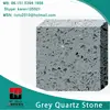 Artificial grey with mirror quartz stone for wall and floor cladding with best price