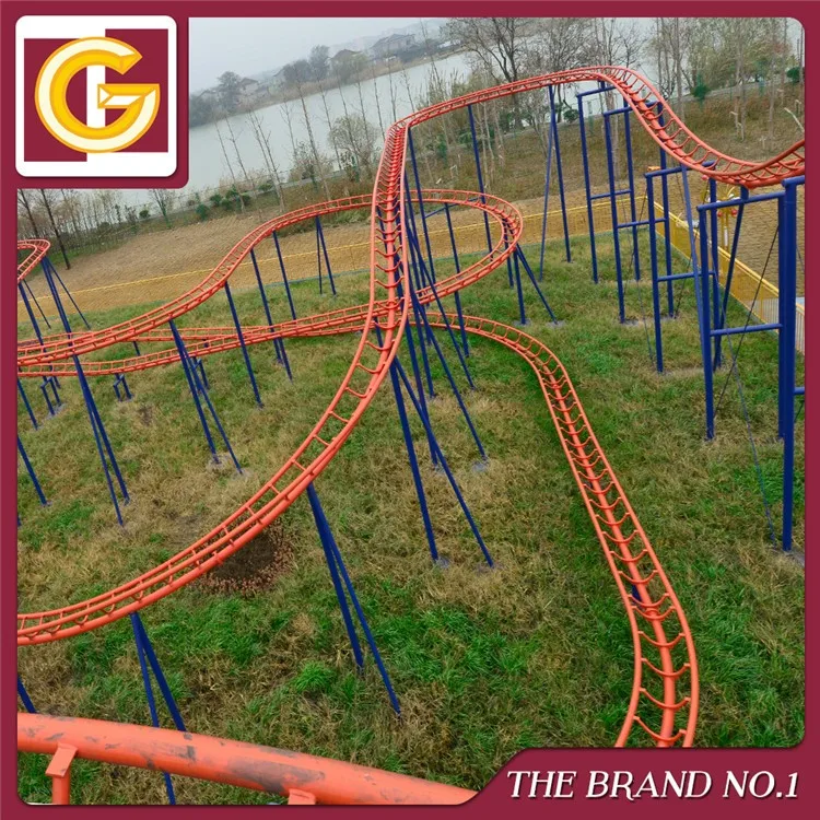 Amusement Park Rides Crazy Mouse 180m Mini Roller Coaster For Sale