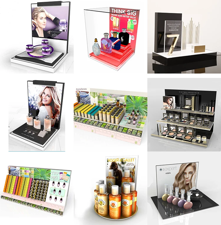 Custom Retail Cosmetic Makeup Desktop Acrylic Display Stand Buy