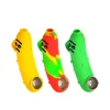 2018 New Mini Pickle Rick and Morty Spoon Pipe Silicone Pipe Smoking