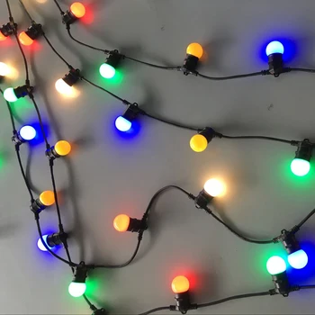 End To Connectable 25ft G40 Globe Multicolor String Led Lights Connectable 25ft G40 Globe Multicolor