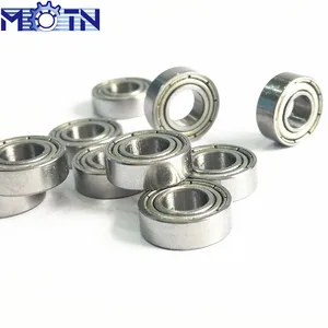BAIJIAXIUSHANG Bearings MR106zz MR117zz MR105zz MR62zz MR126zz Deep Groove Ball Bearing 10Pcs ABEC-5 Miniature Metric Chrome Steel MR106z MR117z MR105z MR72z MR126z