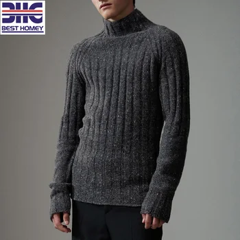 high neck wool sweater