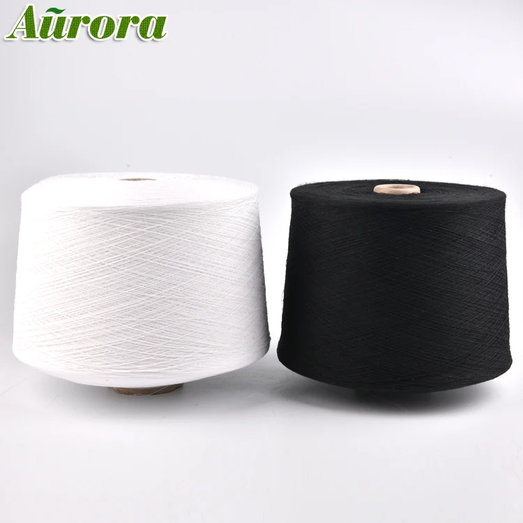 High Quality Bleached Regenerated Cotton Yarn 20/1 Ne20s Cotton Yarn
