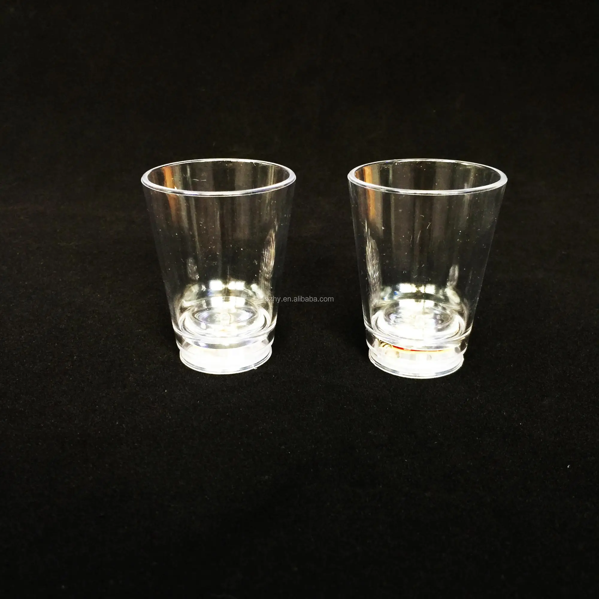 50ml Liquid Activated Led Light Plastic Shot Glass Buy Liquid Activated Led Light Drinking