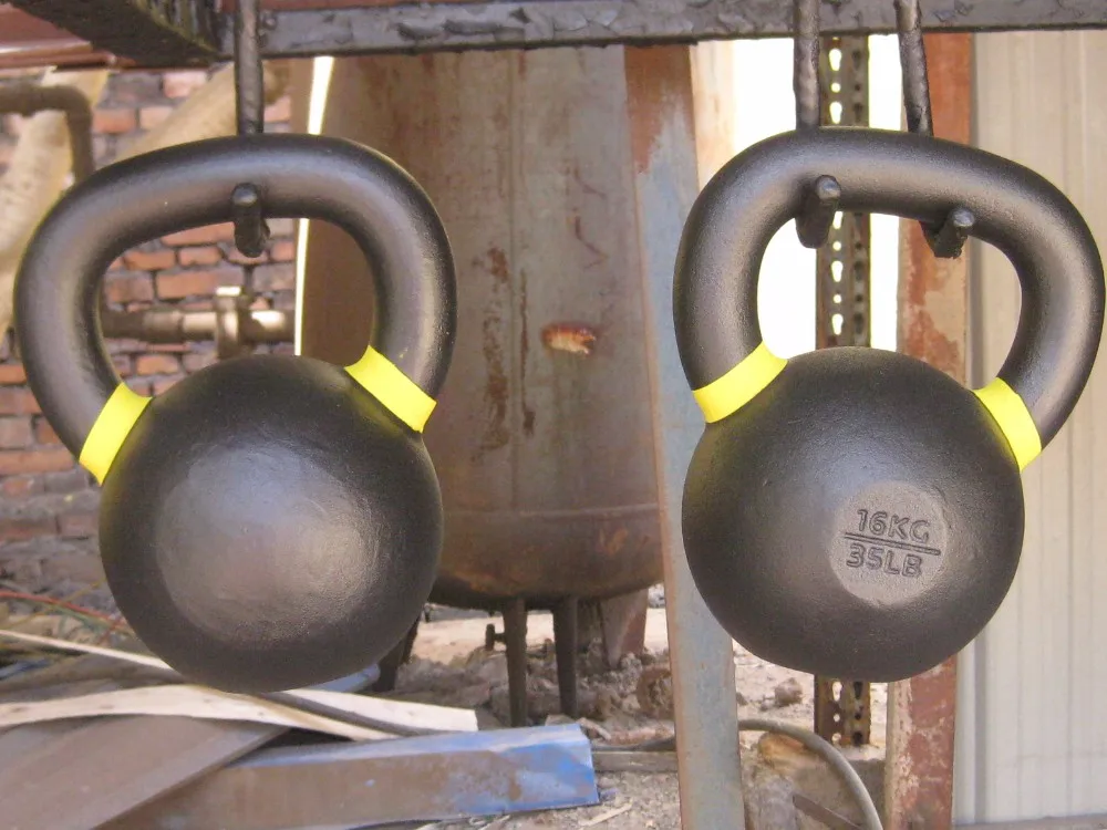 2kg Powder Coated Kettlebell Gravity Cast Iron Kettlebell With Power