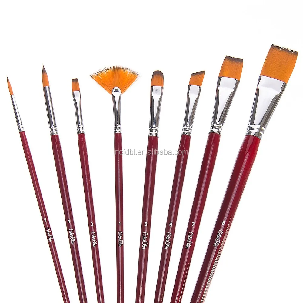 Artify 12 Pcs Paint Brush Set Pop-up Stand Carrying All in One ...