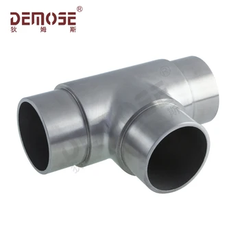 Conector Redondo De Tubo En T De Acero Inoxidable Para Esquina - Buy