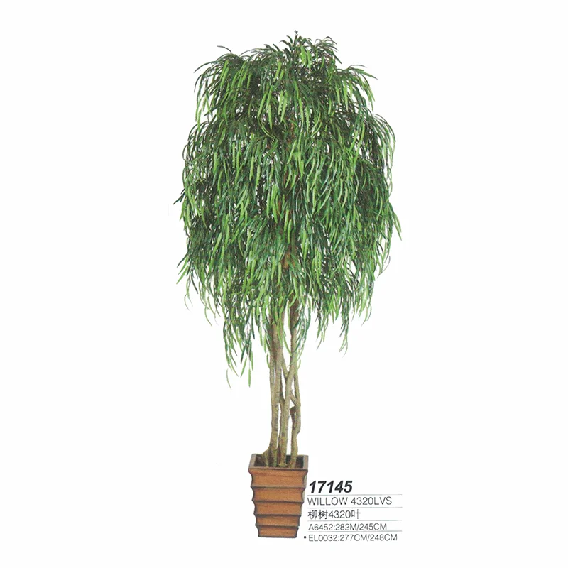 Artificial Willow Tree Potted Plants For Home Decoration Buy