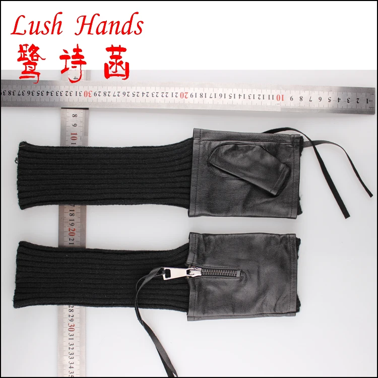 2016 new style fashion leather fingerless glove for Chirstmas gifts