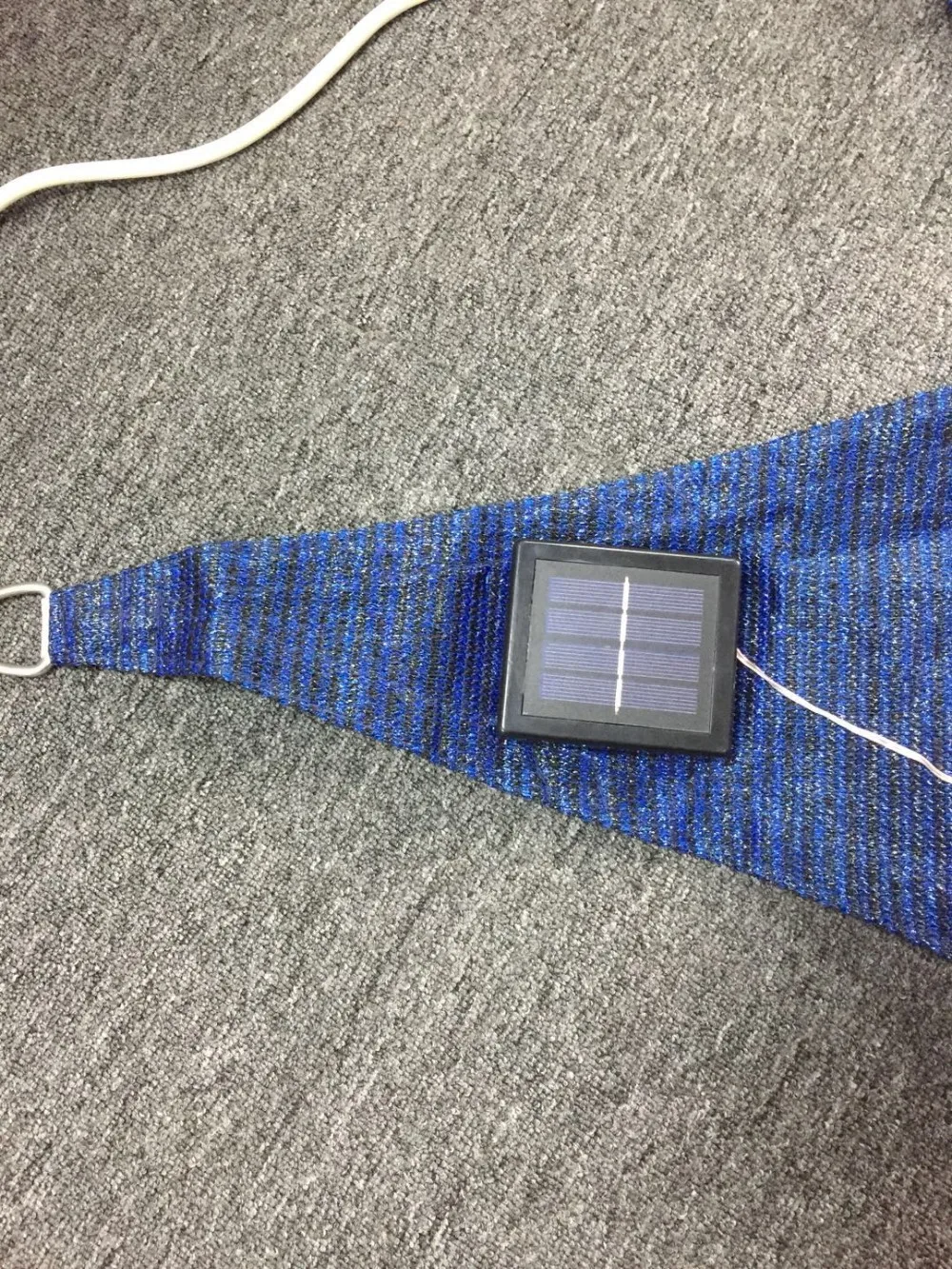 Patented Solar Light System Starry Sky Sail Led Shade Waterproof Wind Triangle Sun Shade Sail