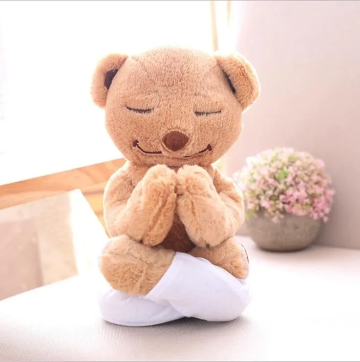 new coming customize soft and movable and high quality yoga bear