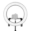 JingYing high quality DVR-160TVC battery power studio video 160pcs SMD beads 3200K-5600K DSLR camera ring light for camera