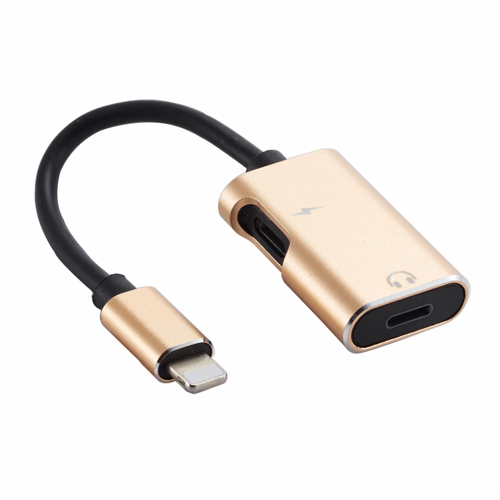 Hot Product Audio Splitter Headphone And Charger For Iphone X/7plus/7/8