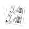 8.5''x5.5'' half sheet laser and inkjet shipping label USPS UPS Fedex for internet express ship
