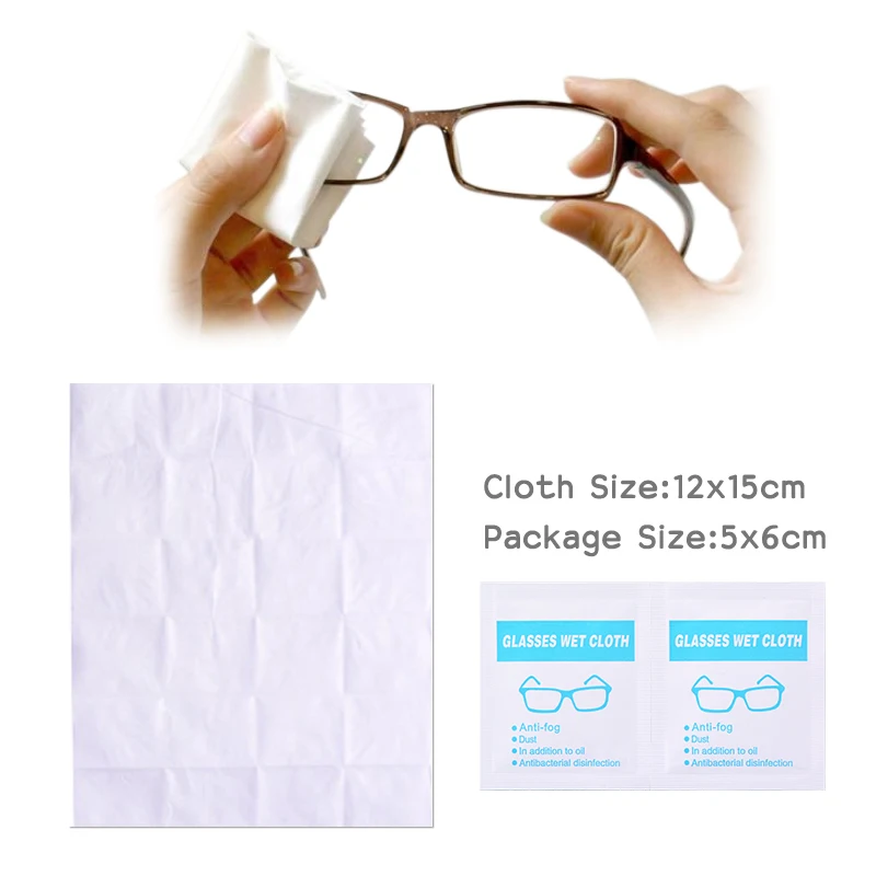 Excellent Effect Cleaner Antifog Portable Eyeglasses Cleaning Wet