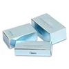 Custom sky blue printing silver cardboard paper box cosmetic bottle packaging